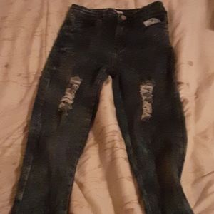Brand new Ripped blue jeans